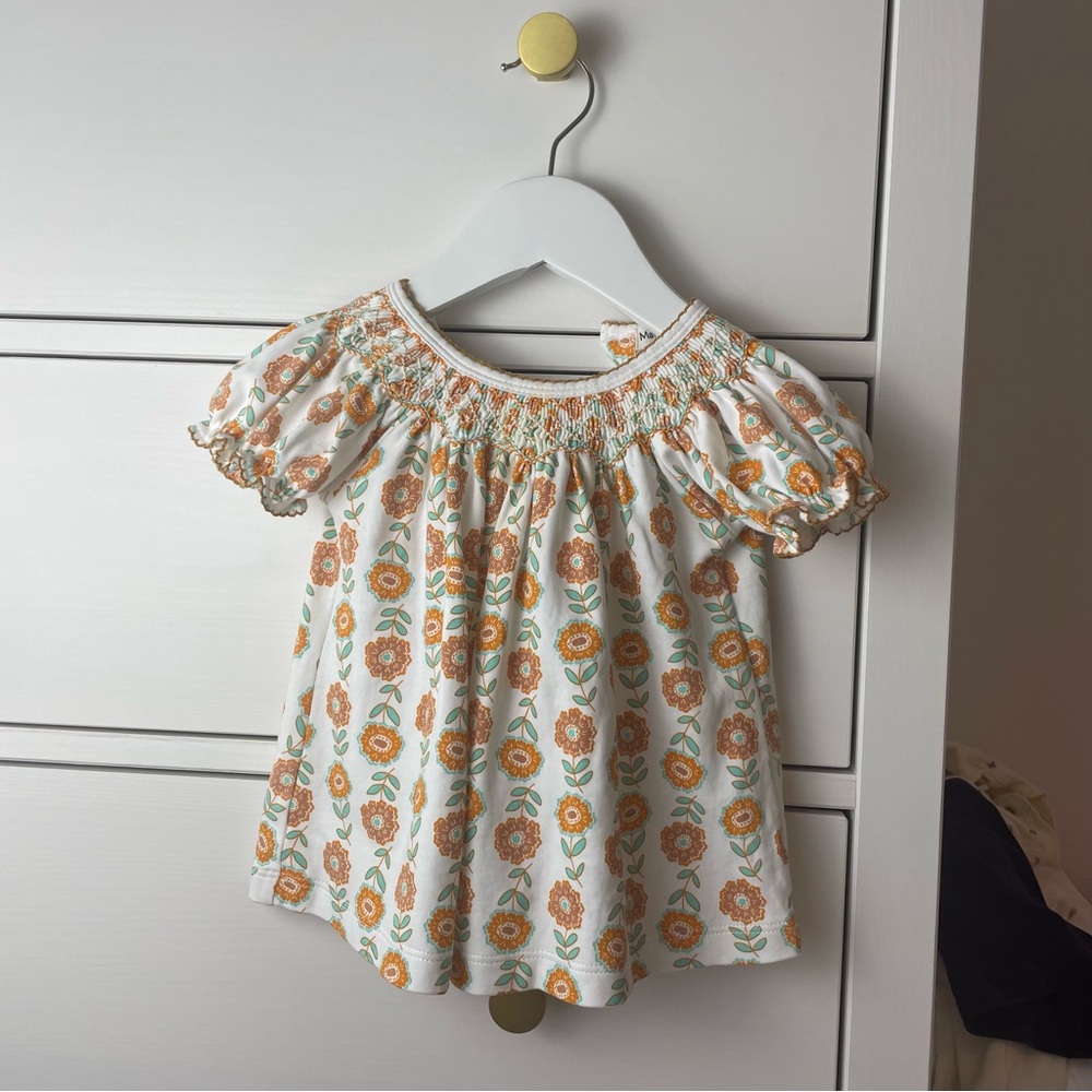 Marco & Lizzy Smocked & Embroidered Dress Size 3 Months